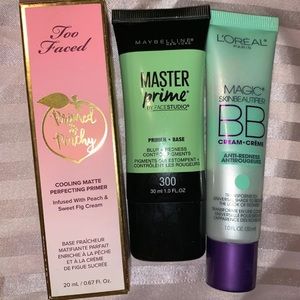 Mattifying/Anti-Redness primer bundle
